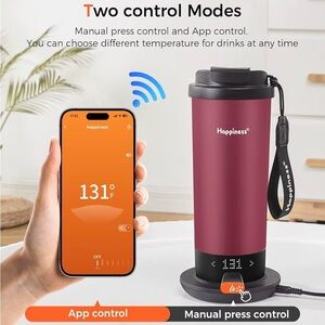 Smart Temperature Control Mug - Red
